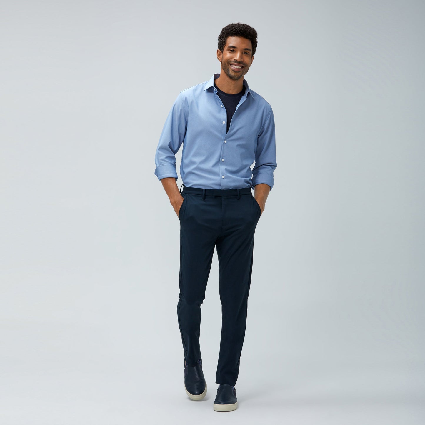 Men's AeroZero Dress Shirt - Blue Oxford 2.0 - Concordia Style Boutique