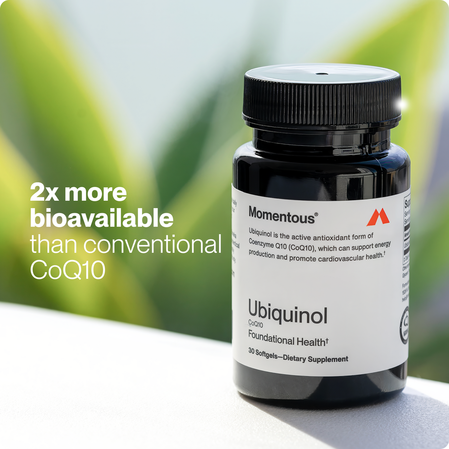 Ubiquinol - Premium Product from Momentous - Just $34.95! Shop now at Concordia Style Boutique