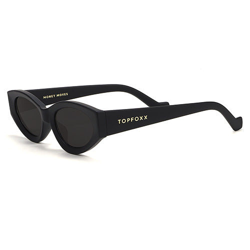 Kat x Money Moves - Black Cateye Sunglasses - Concordia Style Boutique