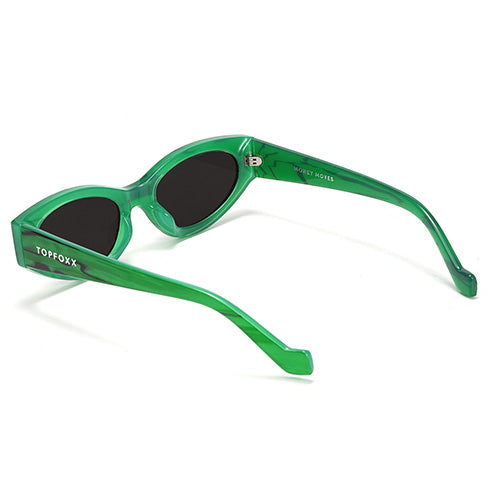 Kat x Money Moves - Green Cateye Sunglasses - Concordia Style Boutique