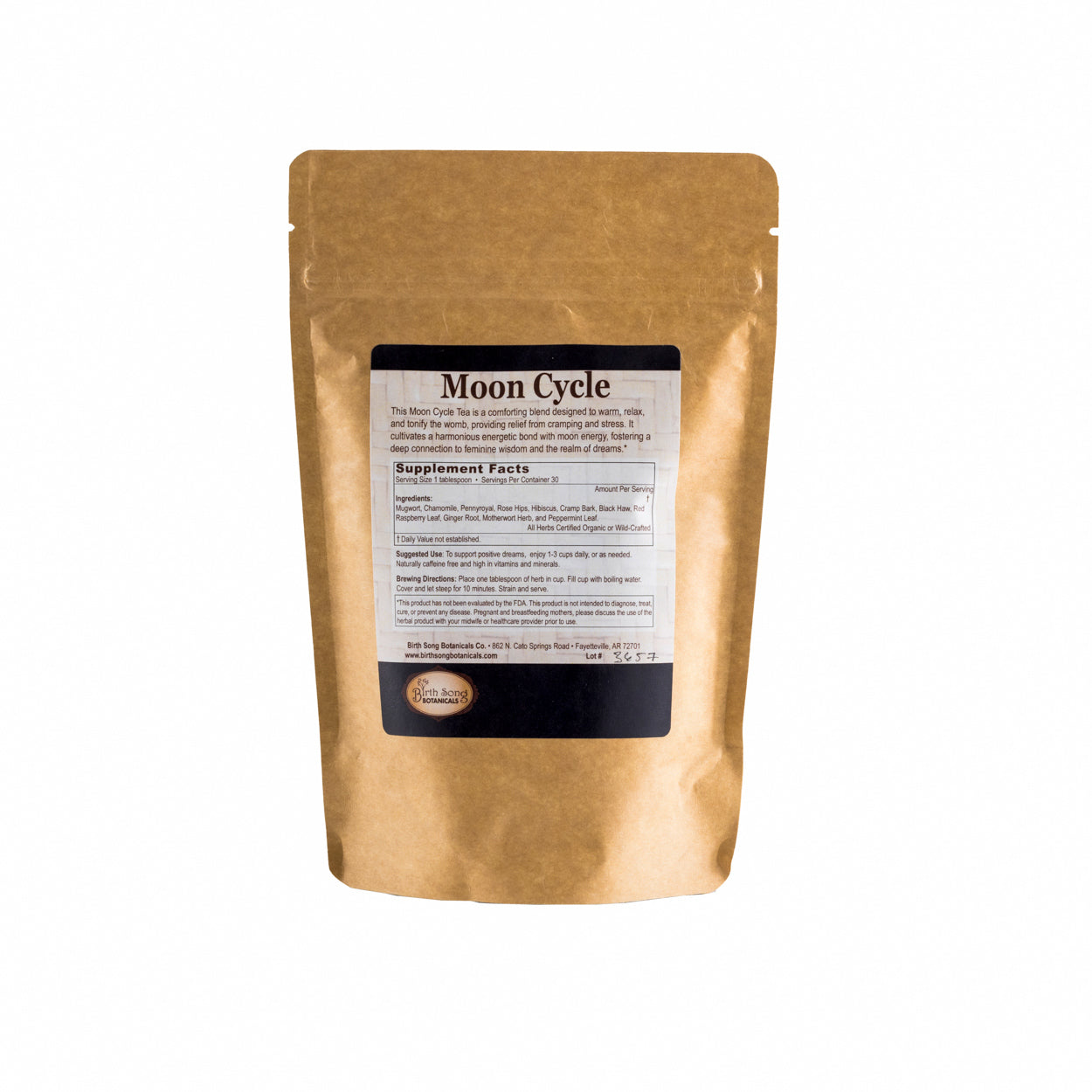 Moon Cycle Herbal Tea with Mugwort for Women, Menstruation, and Hormonal Harmony* Loose Leaf 3 oz. - Concordia Style Boutique