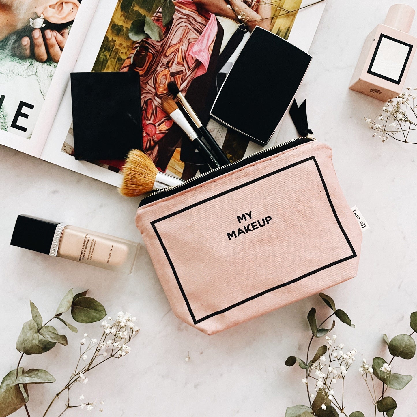 My Makeup Pouch, Coated Lining, Pink/Blush - Concordia Style Boutique