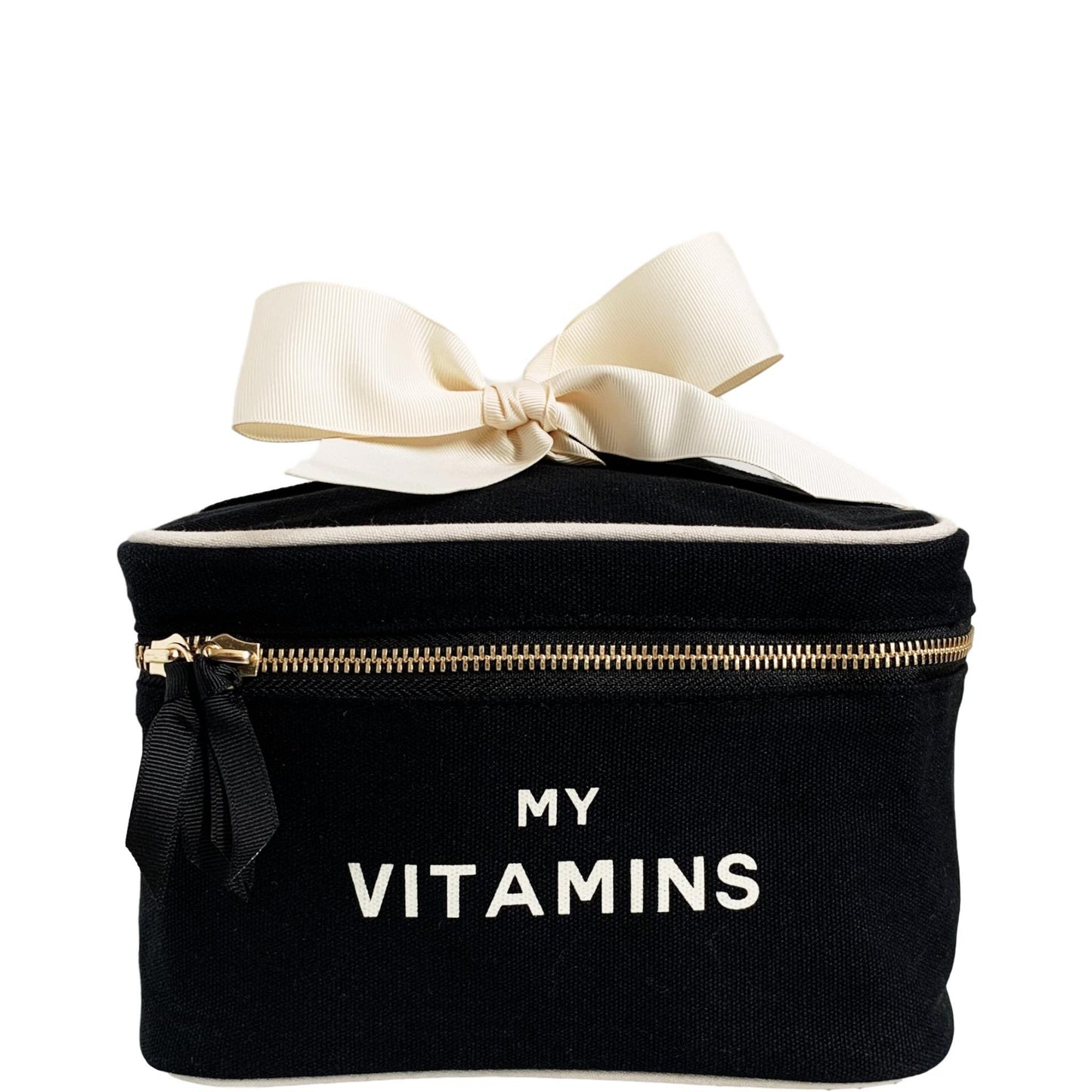 Vitamins Storage and Travel Box, Black - Concordia Style Boutique