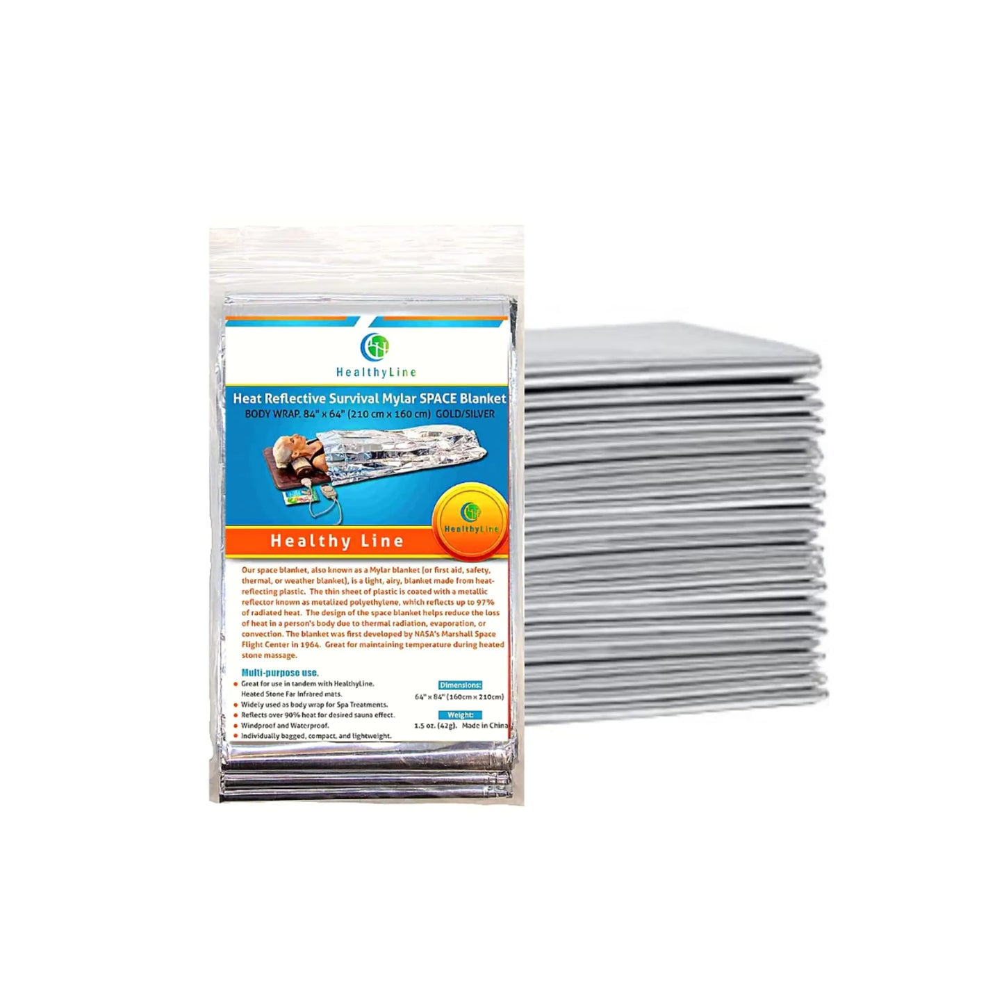 Mylar Thermal Space Blanket | FIR Sauna Wrap