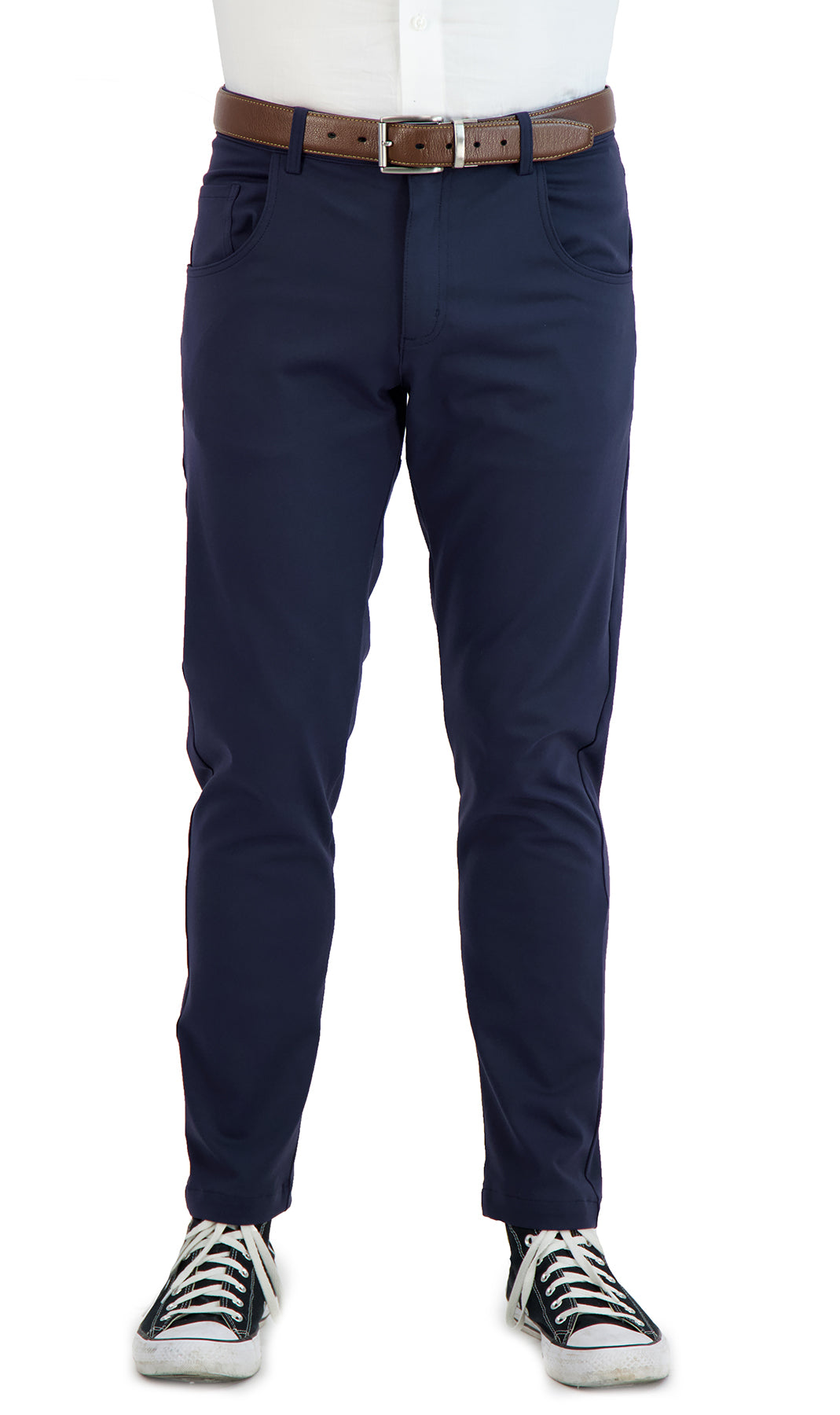 NEW & UPDATED Super - Stretch Men's Chinos -Casual - Navy - Performance Collection