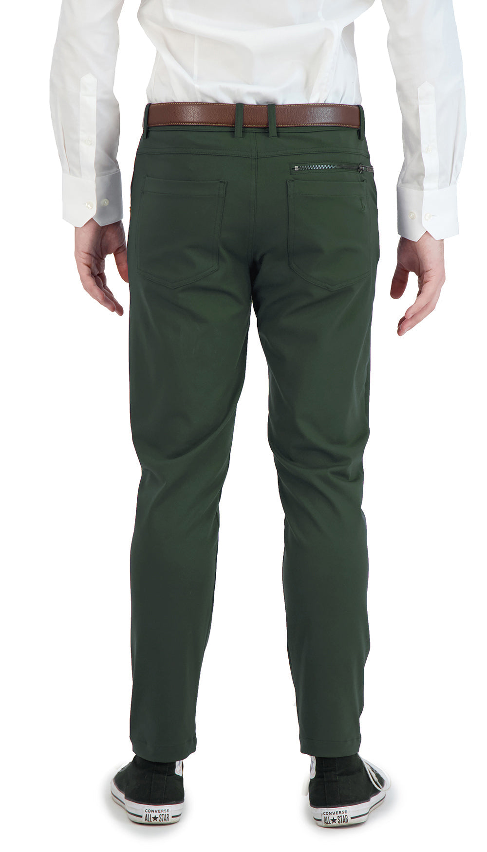 NEW & UPDATED Super - Stretch Men's Chinos -Casual - Olive - Performance Collection