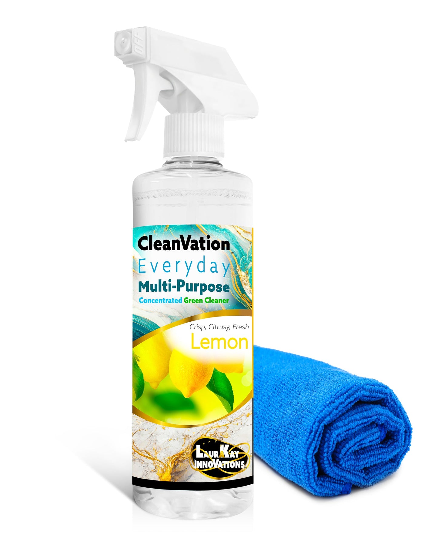 CleanVation Everyday™ 16 fl oz All Purpose Safer & Effective Concentrated 2 in 1 Multi-Surface Cleaner (Available in Multiple Scents)