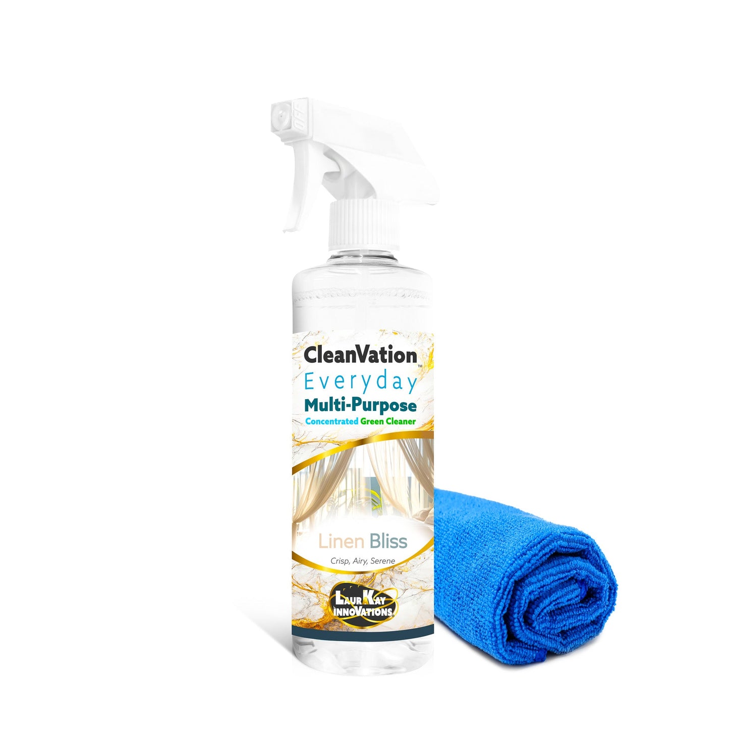 CleanVation Everyday™ 16 fl oz All Purpose Safer & Effective Concentrated 2 in 1 Multi-Surface Cleaner (Available in Multiple Scents)