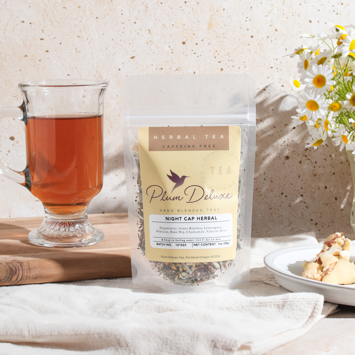 Night Cap Herbal Tea (Valerian Root - Peppermint) - Concordia Style Boutique