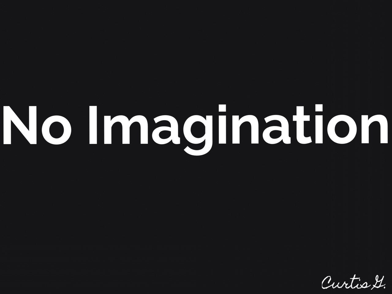 No Imagination - NFT - Concordia Style Boutique