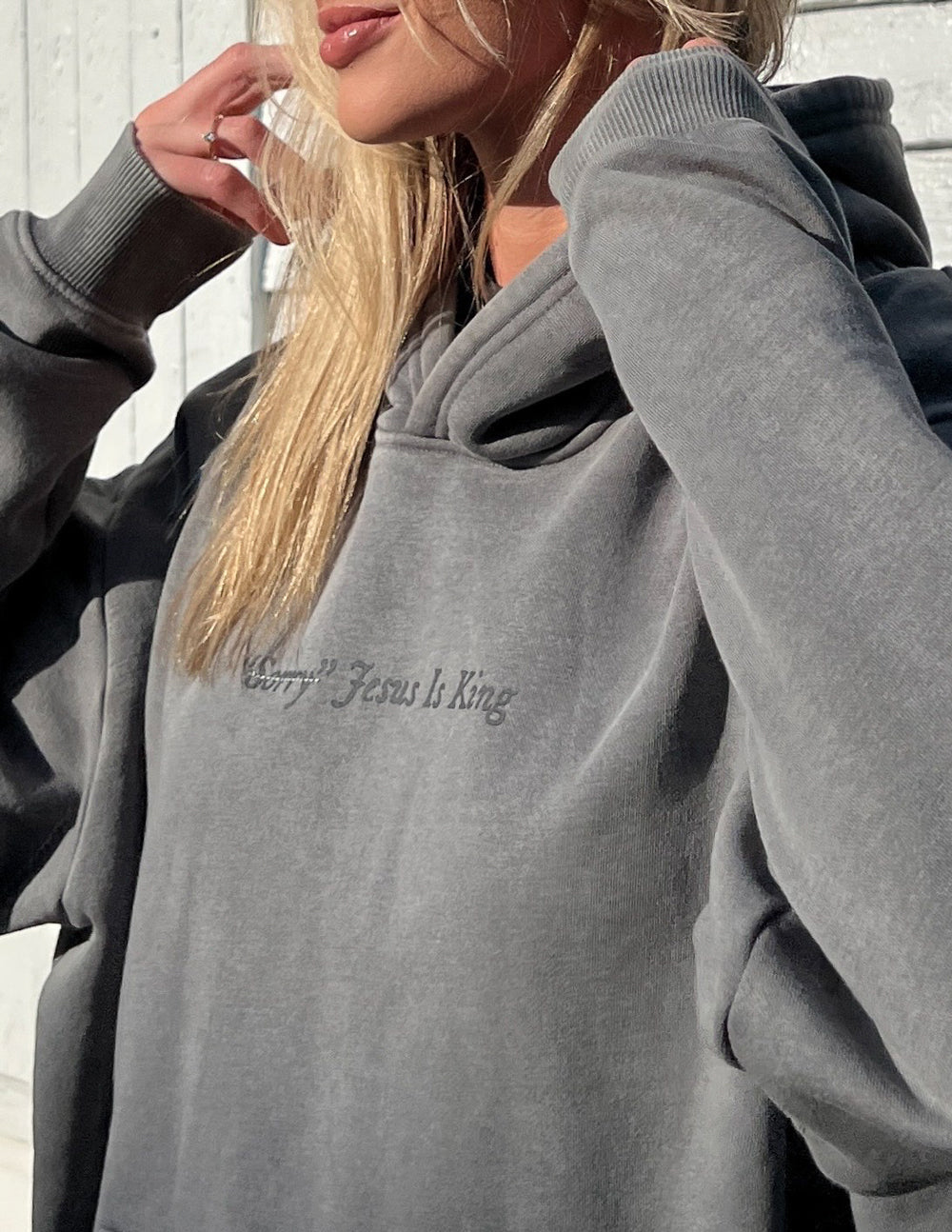 Not Sorry Jesus Is King Unisex Hoodie - Concordia Style Boutique