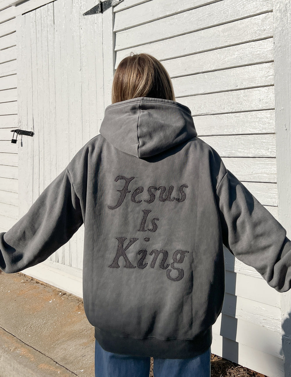 Not Sorry Jesus Is King Unisex Hoodie - Concordia Style Boutique
