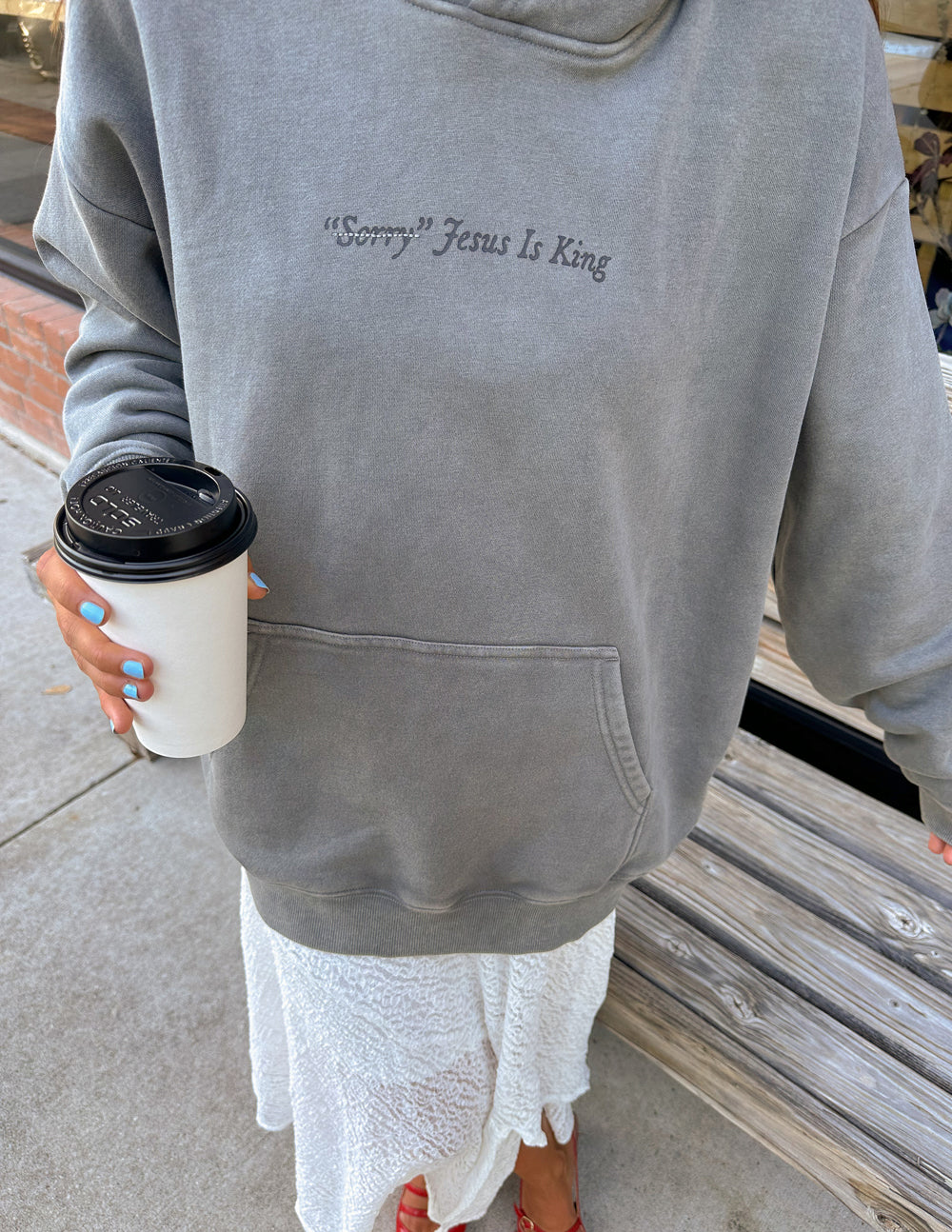Not Sorry Jesus Is King Unisex Hoodie - Concordia Style Boutique