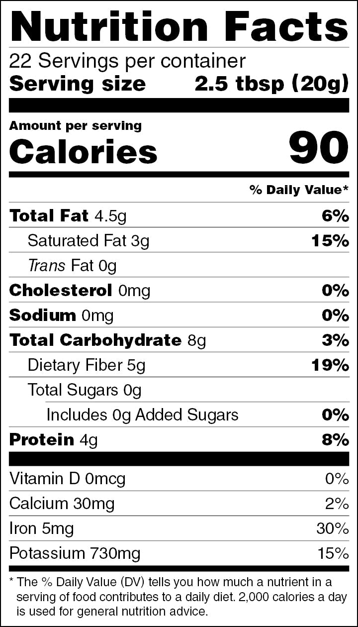 Ground Cacao 1lb - Concordia Style Boutique