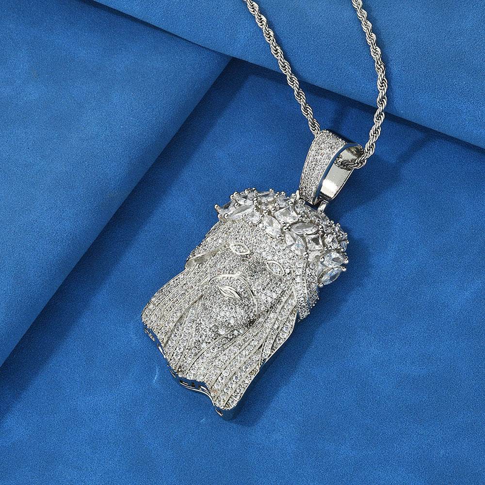 Man with Crown Pendant - Retro Hip Hop Pendant - Concordia Style Boutique