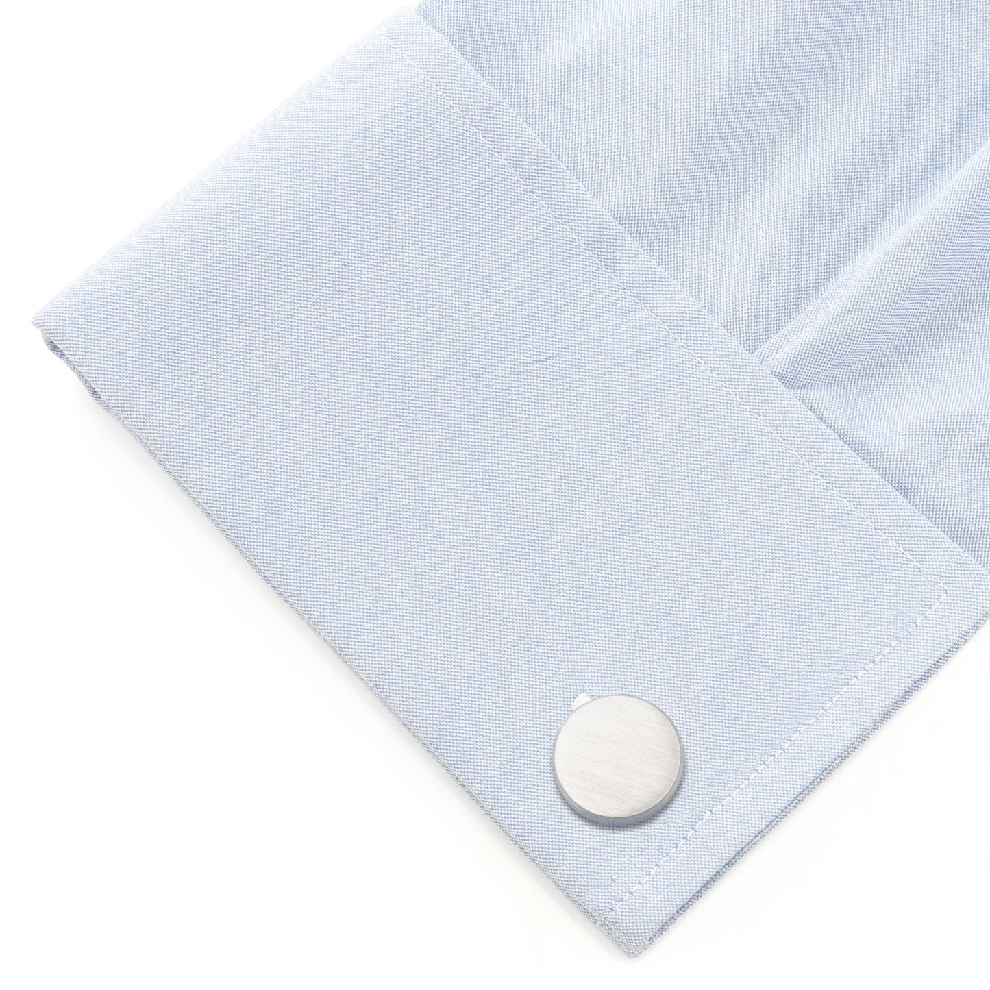 Brushed Stainless Steel Cufflinks - Concordia Style Boutique
