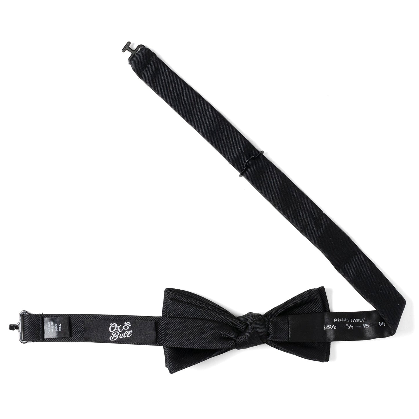 Black Silk Bow Pre-Tie - Concordia Style Boutique