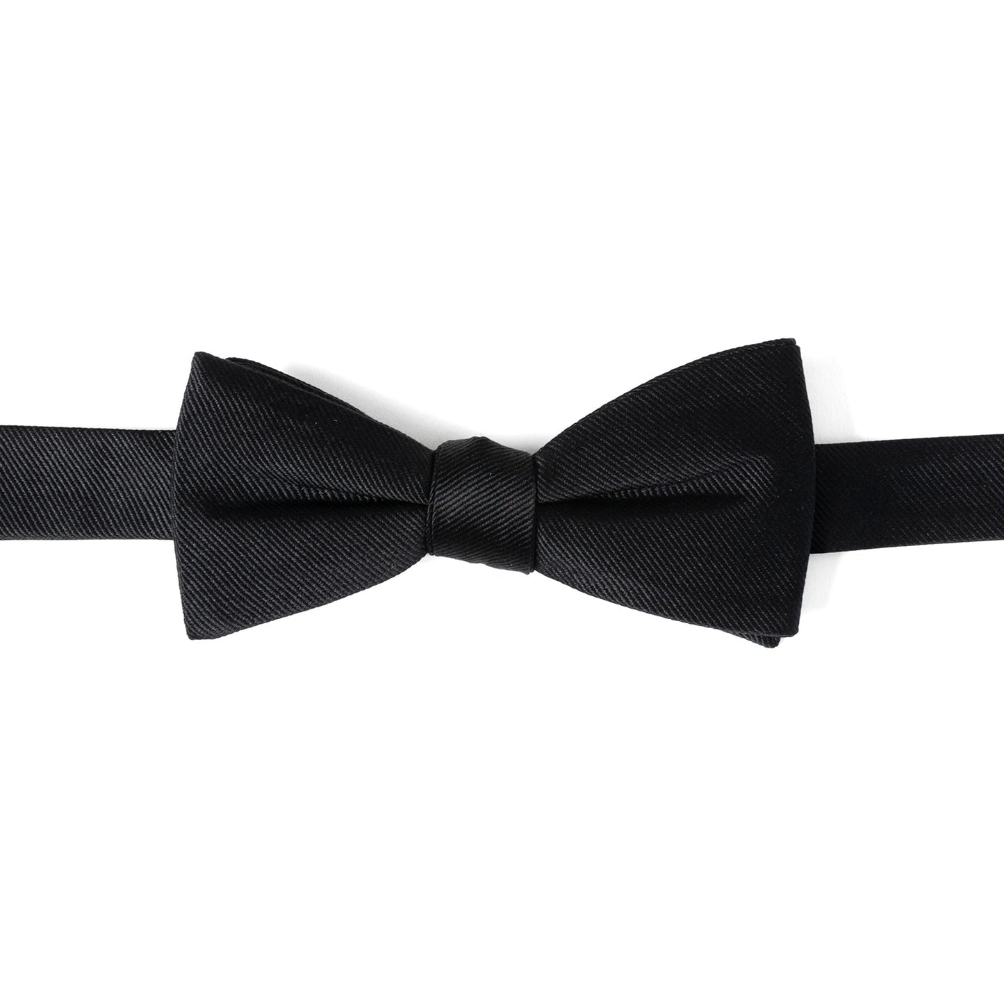 Black Silk Bow Pre-Tie - Concordia Style Boutique