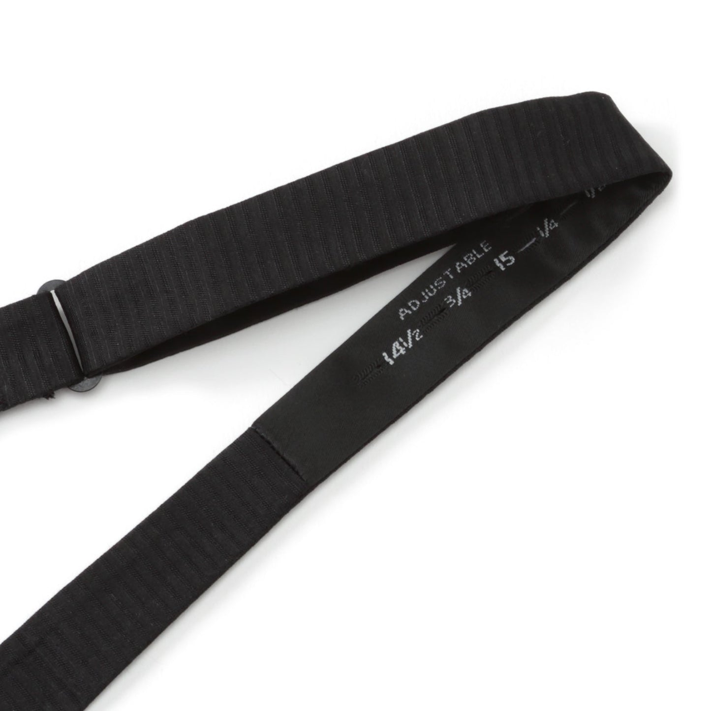 Black Formal Pinstripe Silk Bow Tie - Concordia Style Boutique