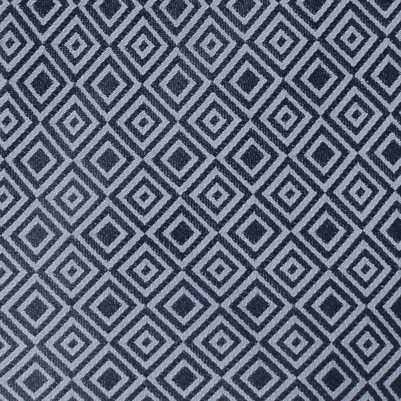 Navy Patterned Men's Tie - Concordia Style Boutique