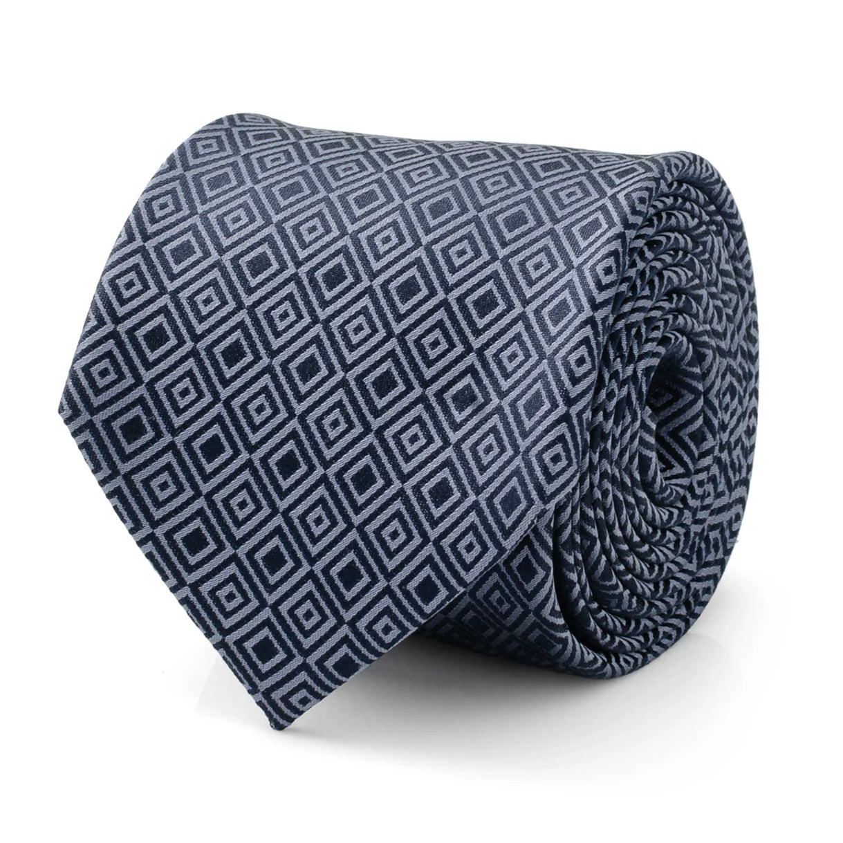 Navy Patterned Men's Tie - Concordia Style Boutique
