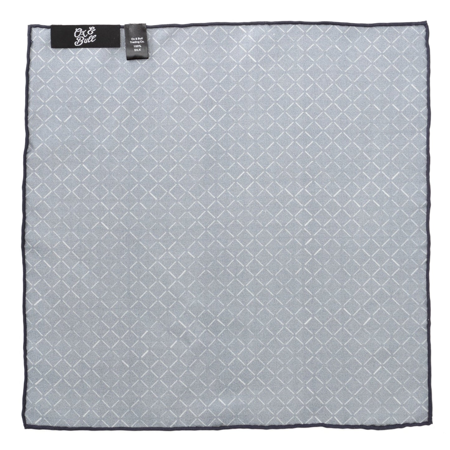 Navy Diamond Pocket Square - Concordia Style Boutique