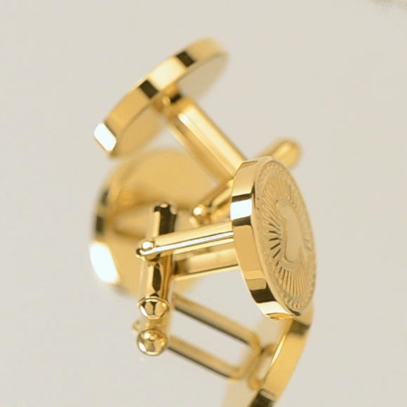 Gold Dove Radial Cufflinks - Concordia Style Boutique