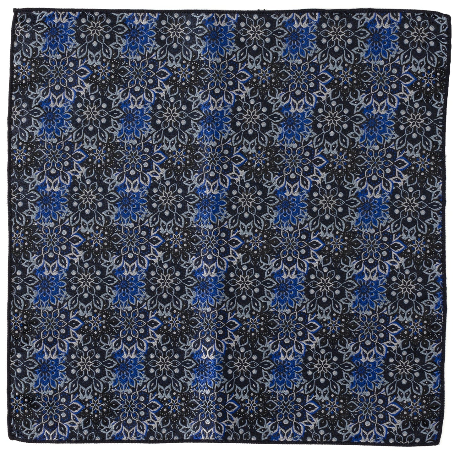 Navy Floral Pocket Square - Concordia Style Boutique