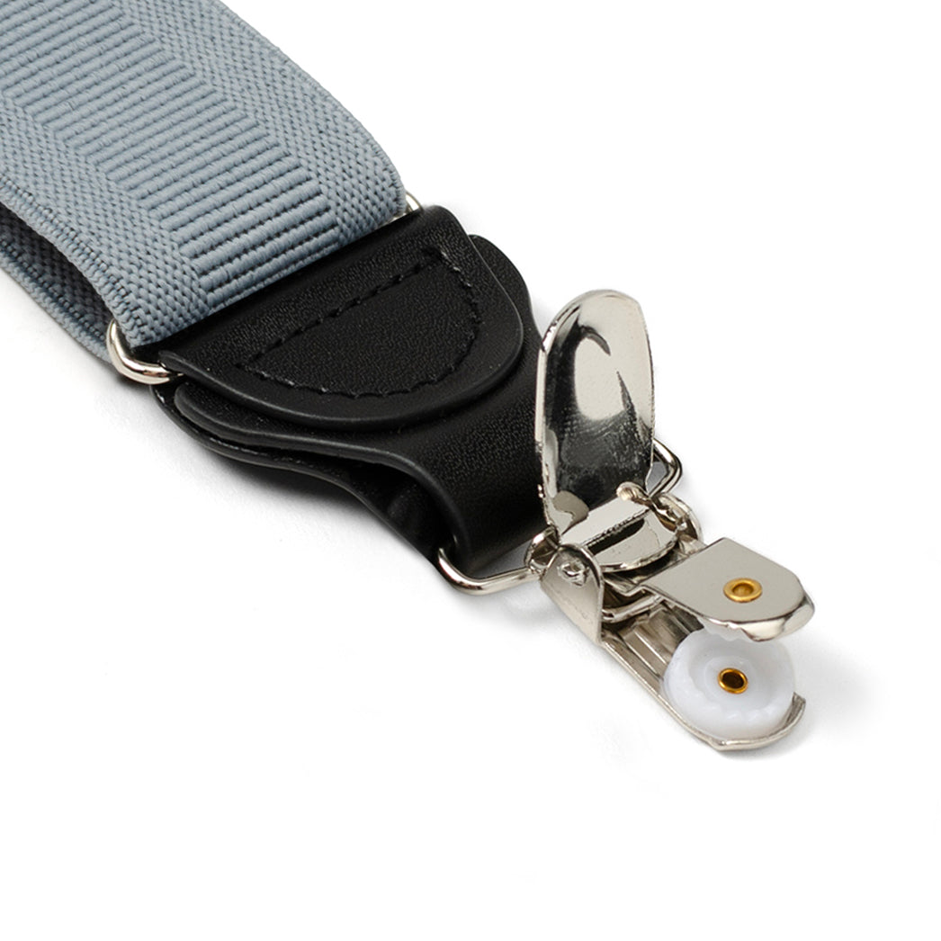 Gray Convertible Suspenders - Concordia Style Boutique