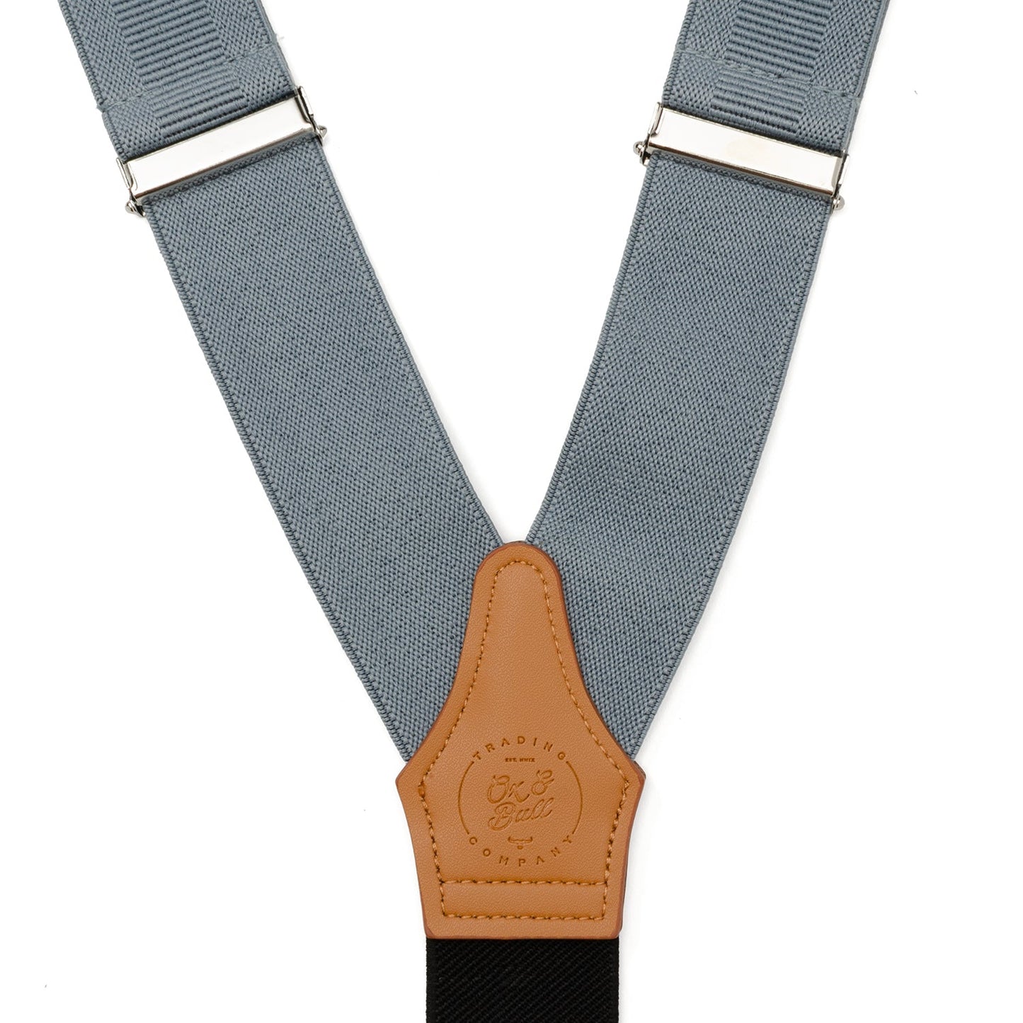 Gray Convertible Suspenders - Concordia Style Boutique