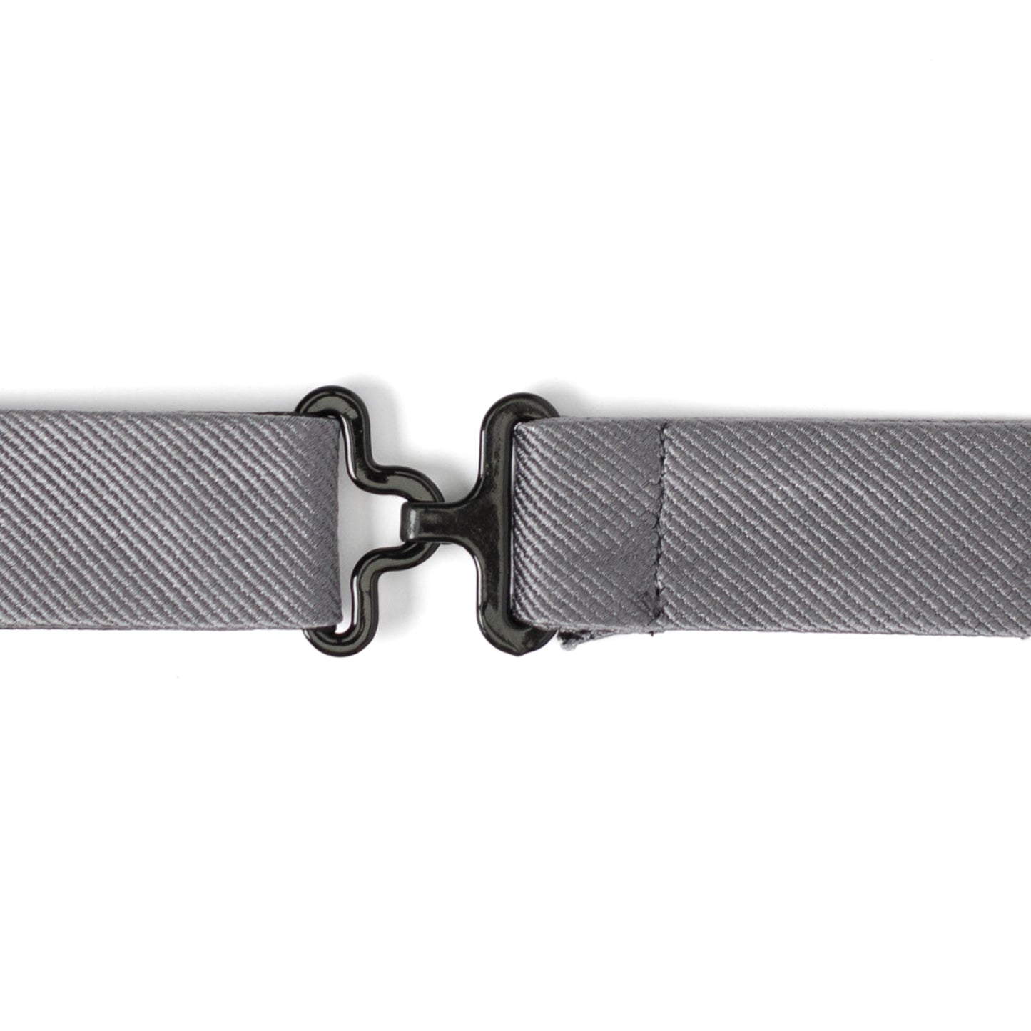 Gray Silk Bow Pre-Tie - Concordia Style Boutique