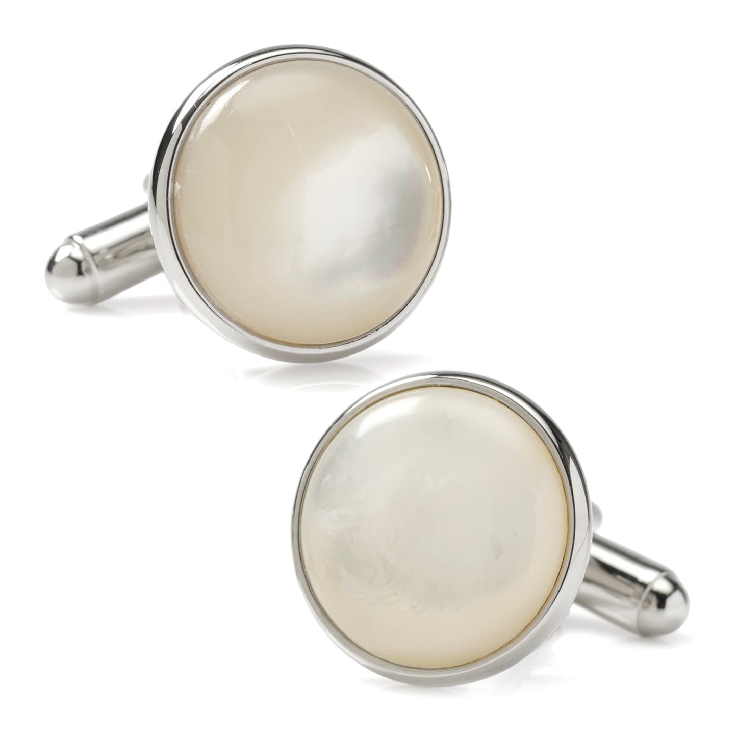 Silver and Mother of Pearl Cufflinks - Concordia Style Boutique