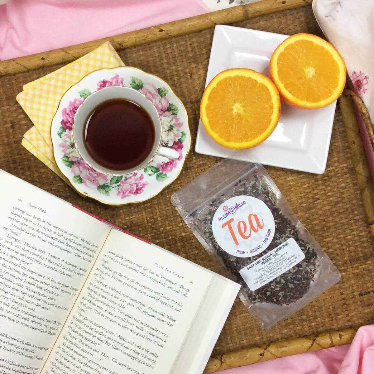 Easy Like Sunday Morning Herbal Tea (Chocolate - Lavender) - Concordia Style Boutique