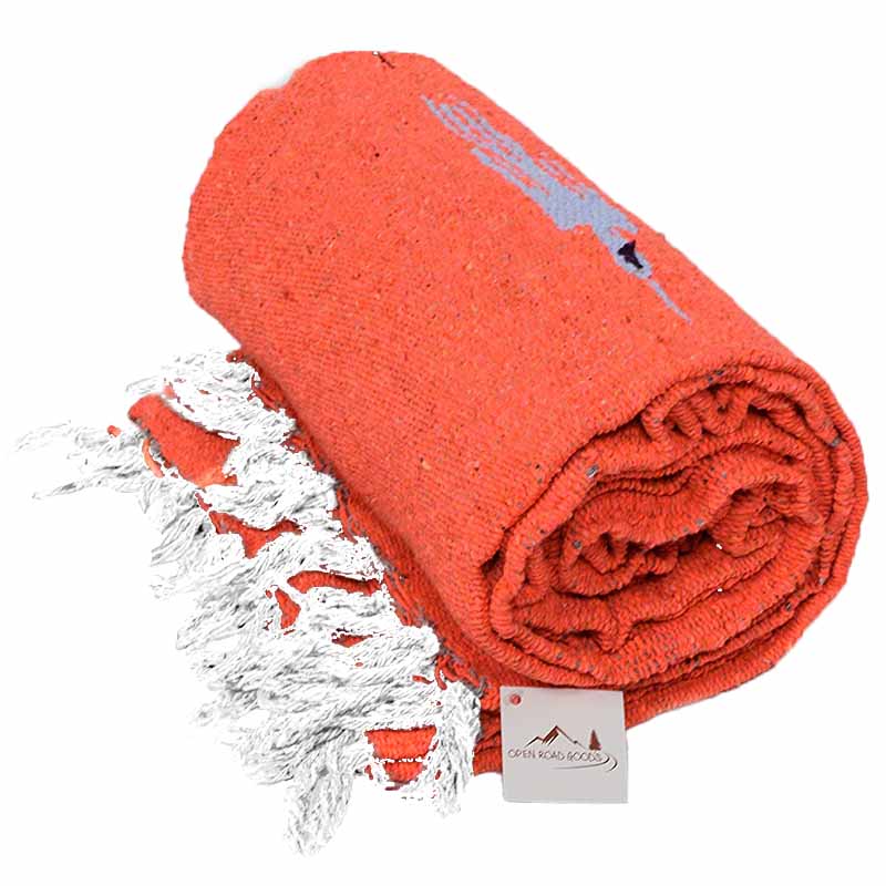 Tangerine Orange Baja Thunderbird Blanket - Concordia Style Boutique