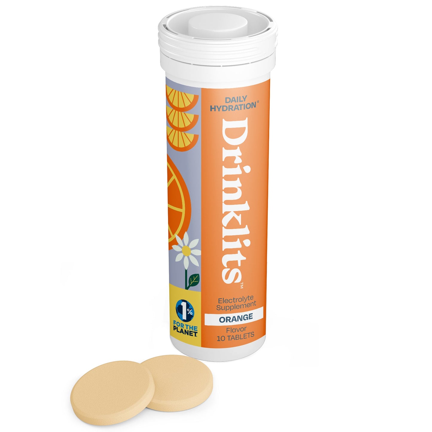ORANGE Electrolyte Tablets for Daily Hydration (8 Tubes, 80 Servings) - Concordia Style Boutique