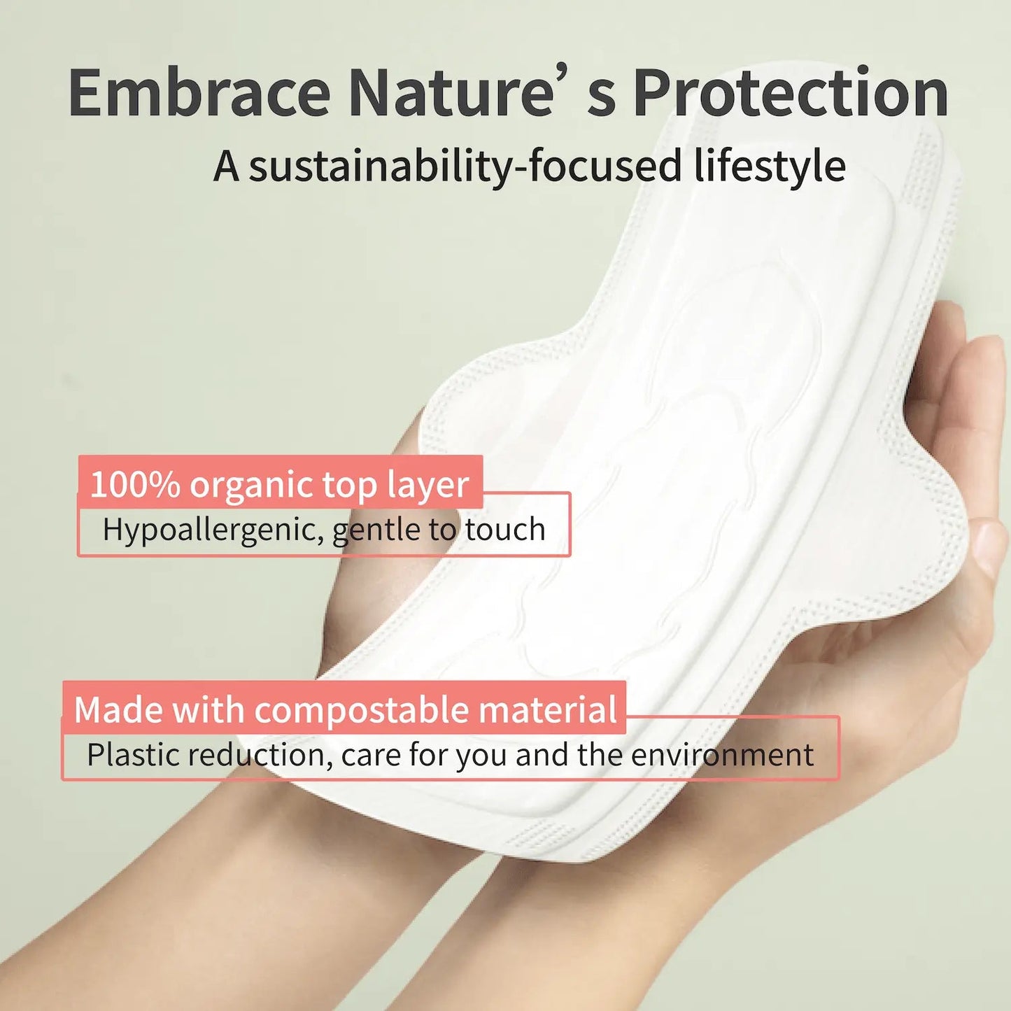 Organic Cotton Cover Pads - Day Use