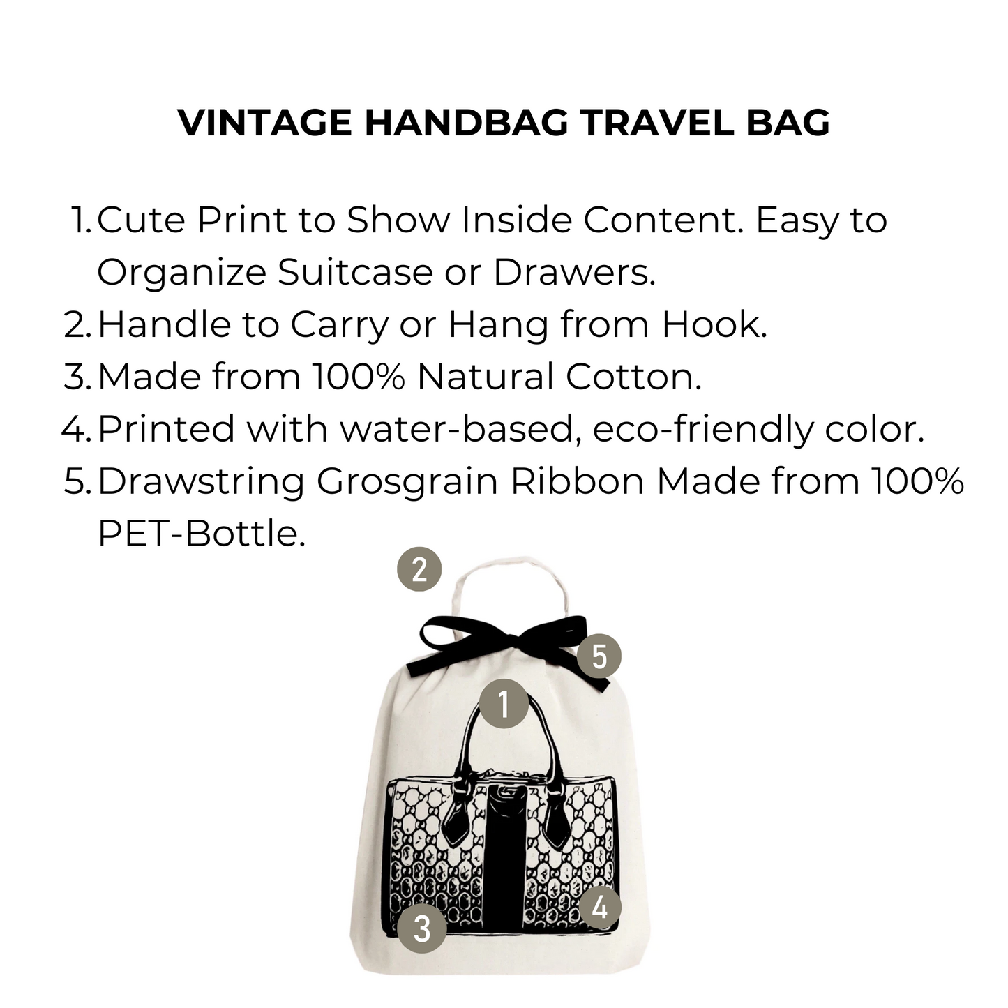 Vintage Handbag Travel Bag, Cream - Concordia Style Boutique
