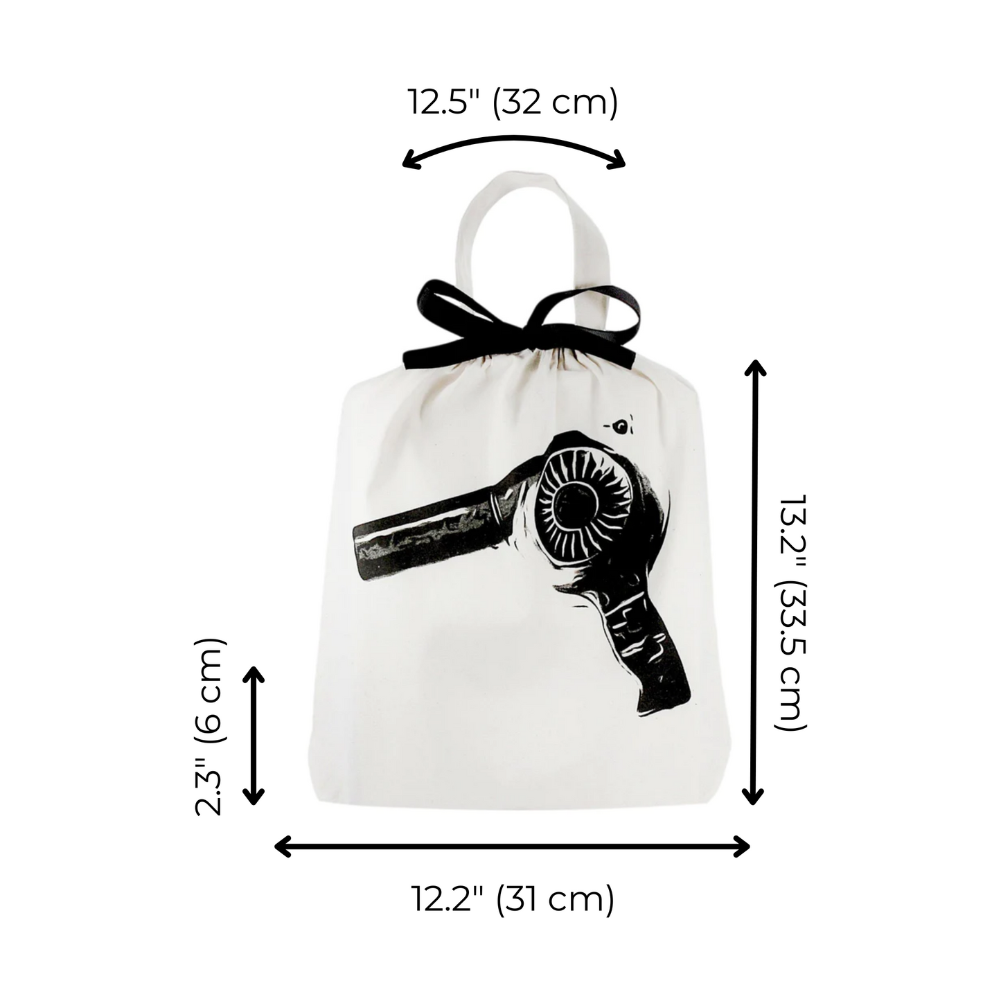 Hair Dryer Travel Bag, Cream - Concordia Style Boutique