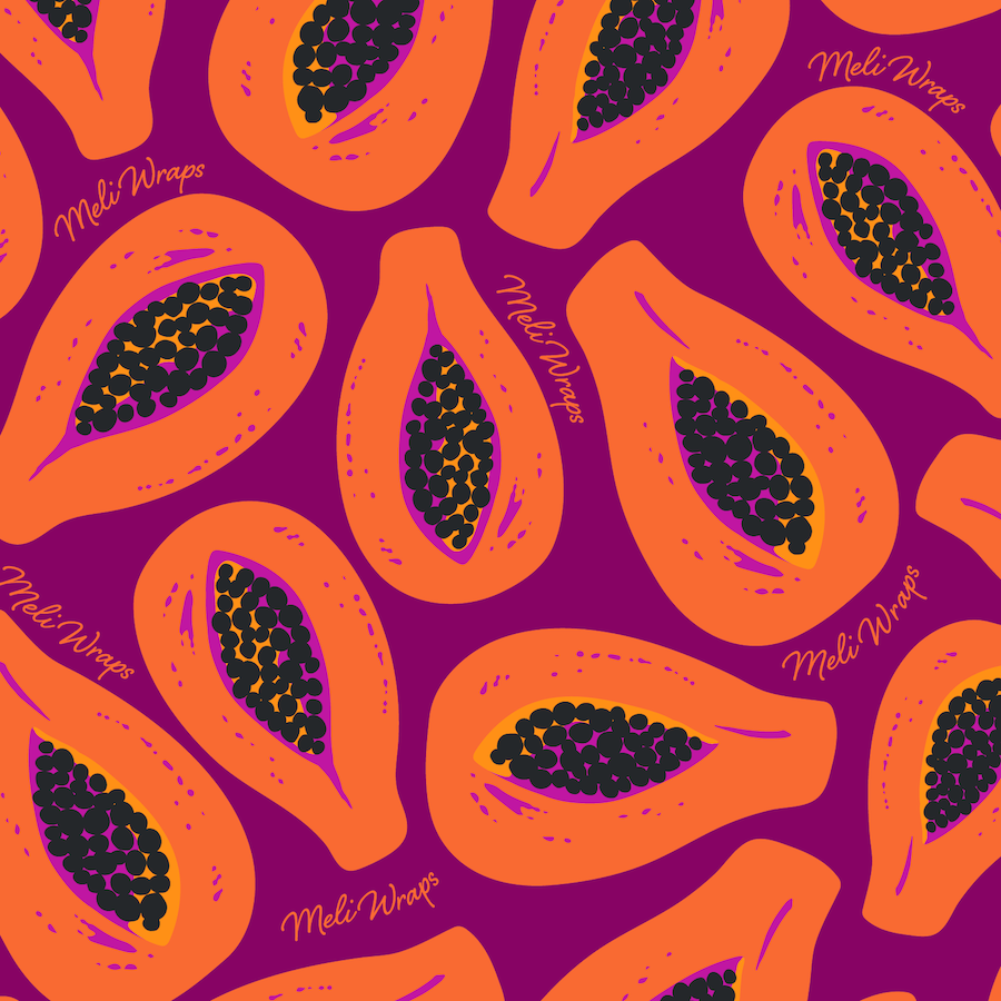 Papaya Swedish Dish Cloth Set of 3 - Concordia Style Boutique