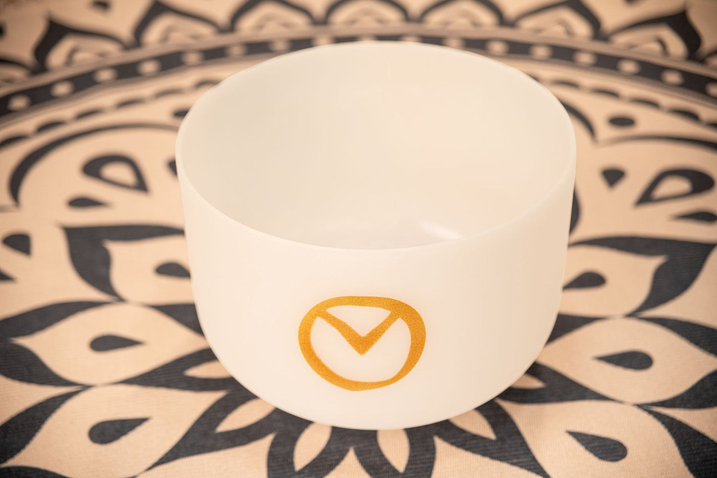 12" Planetary Tuned Crystal Singing Bowl, Synodic Day 194.18 Hz