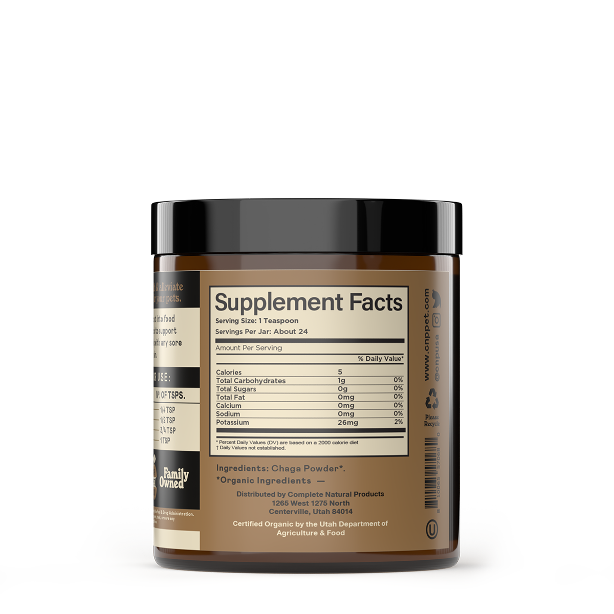 Organic Chaga Mushroom Powder