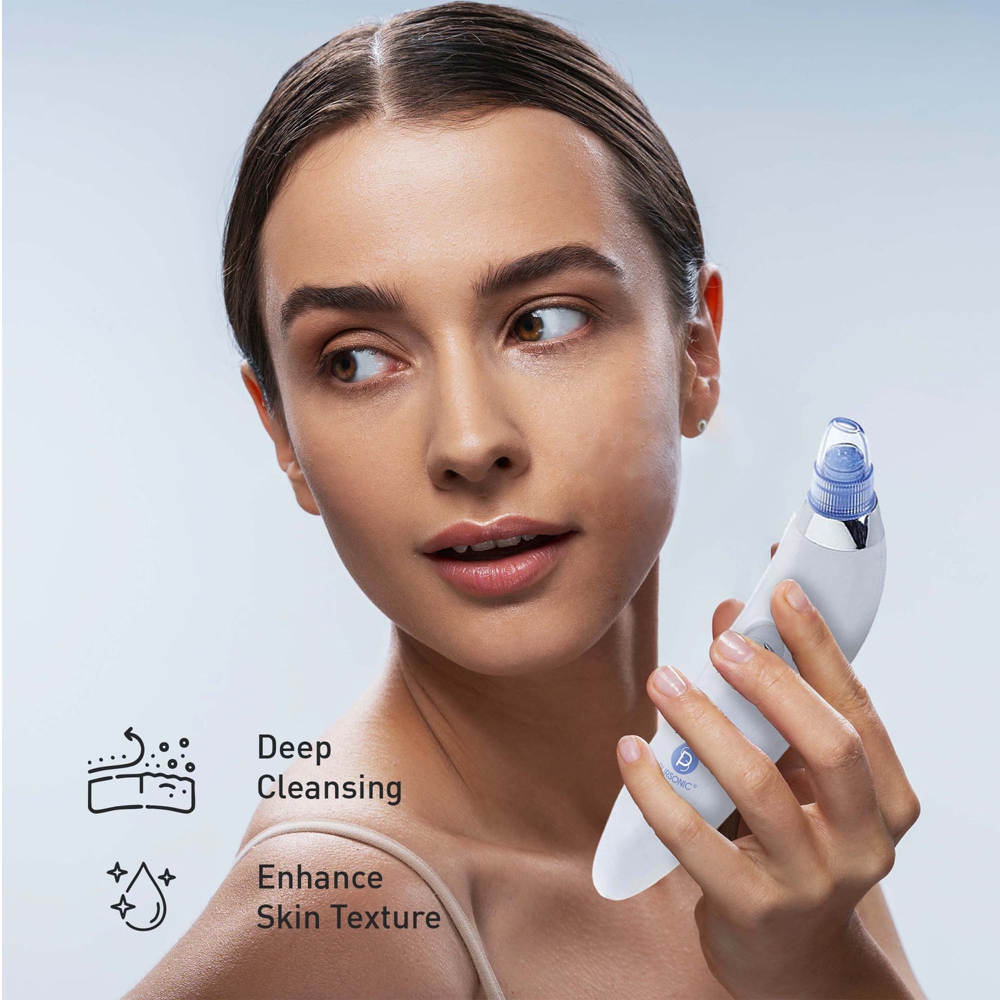 Pursonic Daily Detox Set - Pore Vacuum, Bamboo Toothbrushes, Charcoal Powder, Facial & Body Brush, and Dead Sea Mud Mask - Concordia Style Boutique