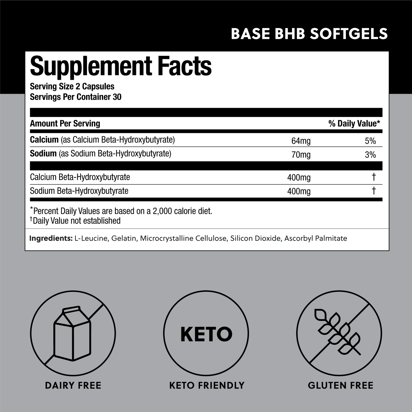 Base Ketones - Exogenous Ketones Drink Mix - Concordia Style Boutique