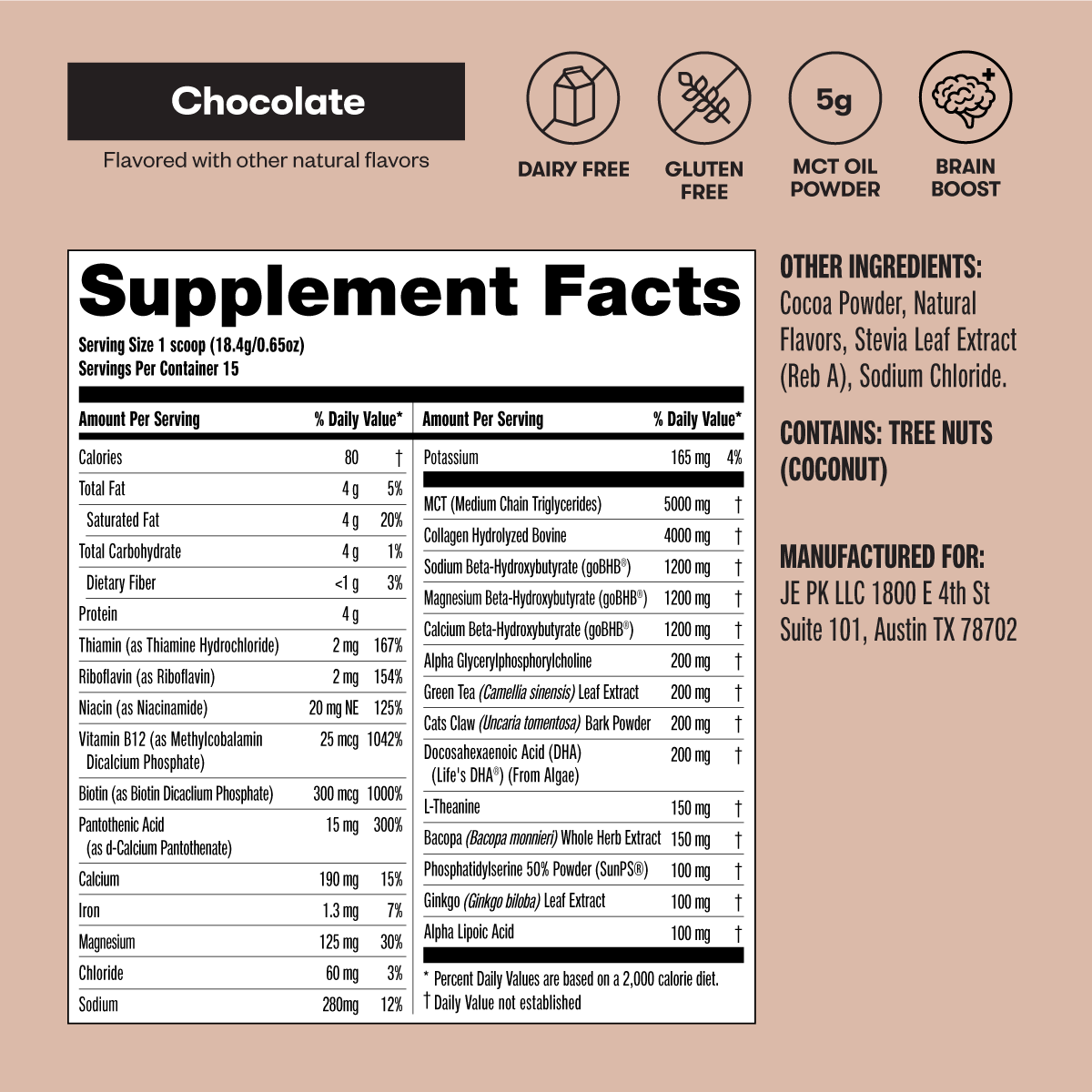 Keto Nootropic - Concordia Style Boutique