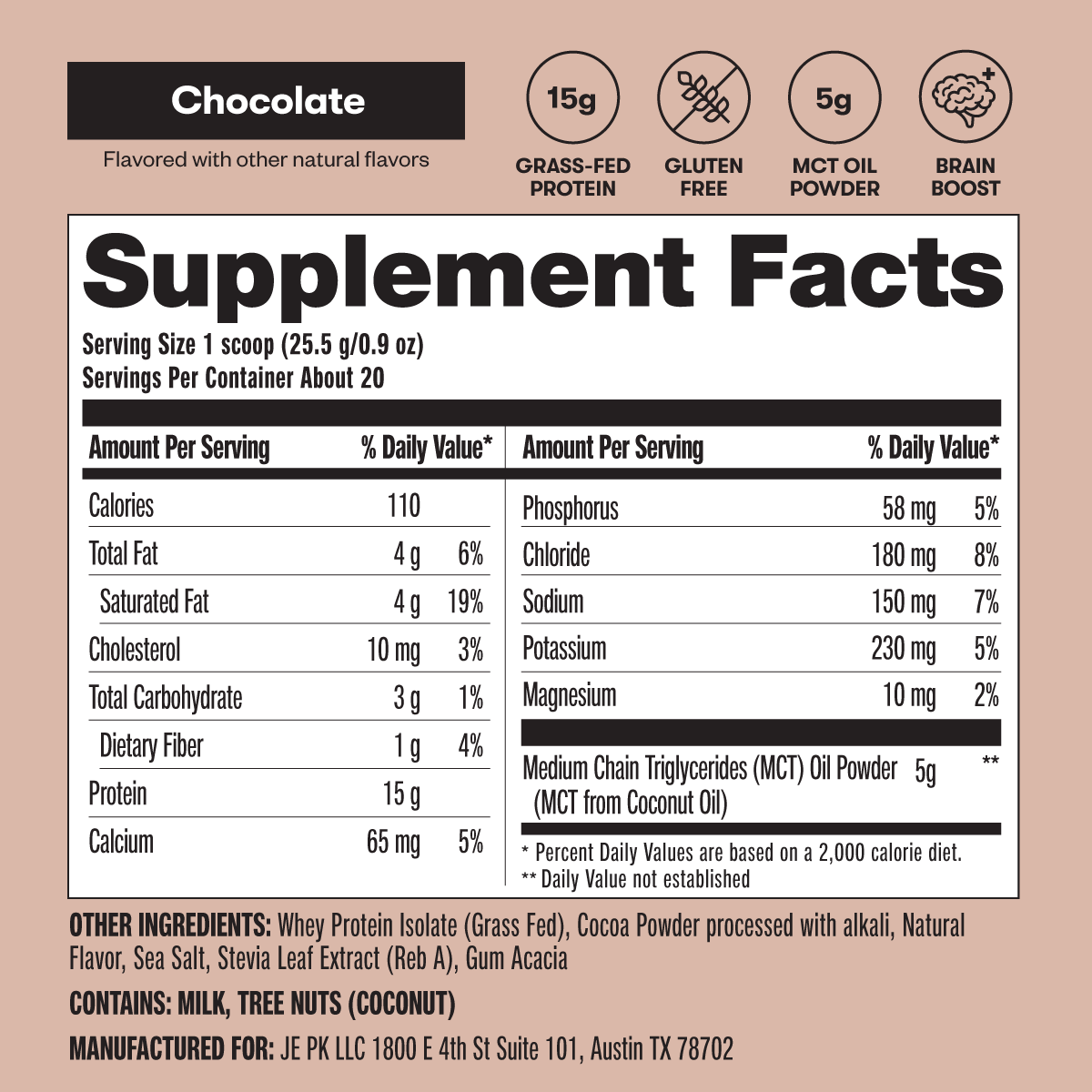 Keto Whey Protein - Concordia Style Boutique