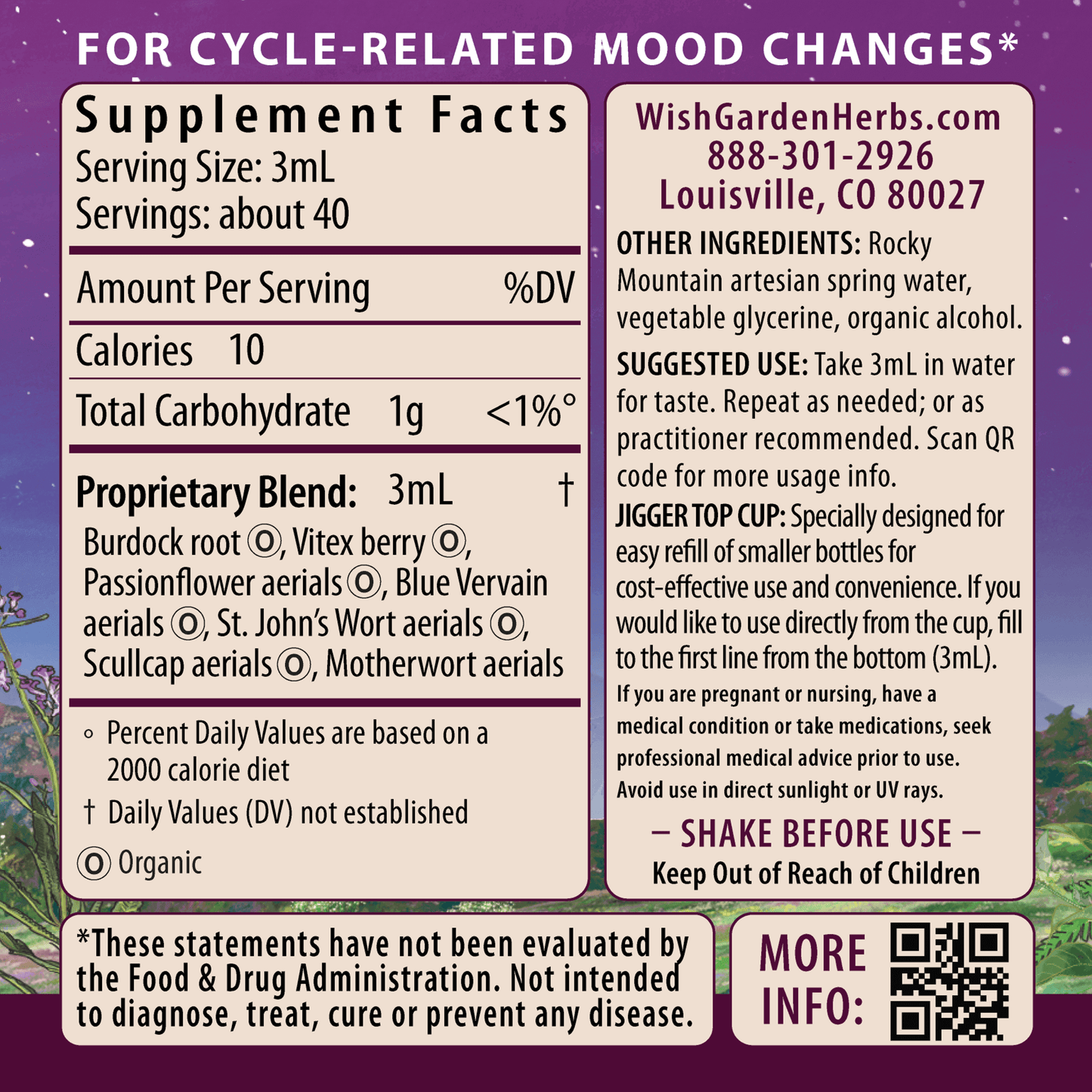 P.M.S. Emotional Mood Support - Concordia Style Boutique