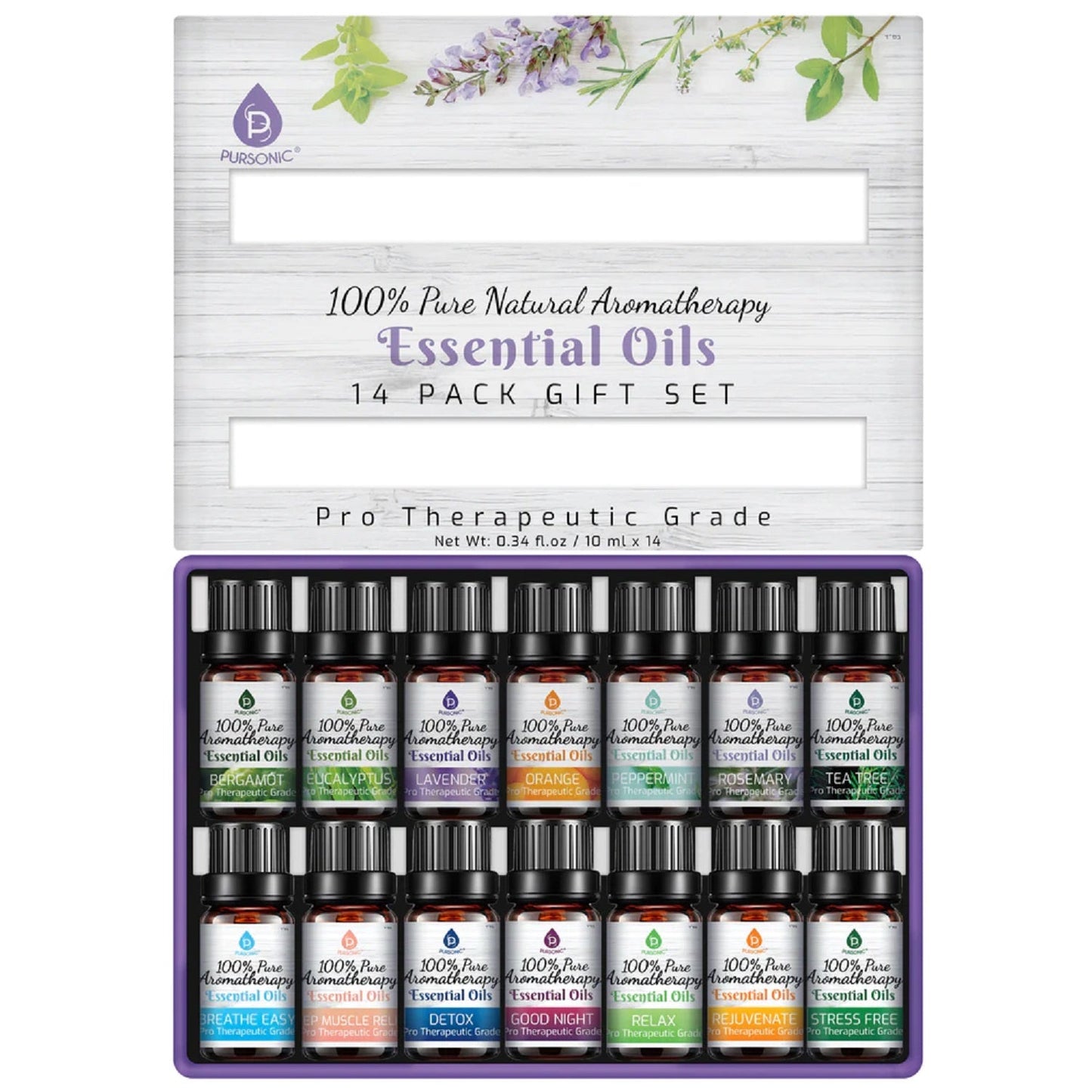14 Pack of 100% Pure Essential Aromatherapy Oils - Concordia Style Boutique