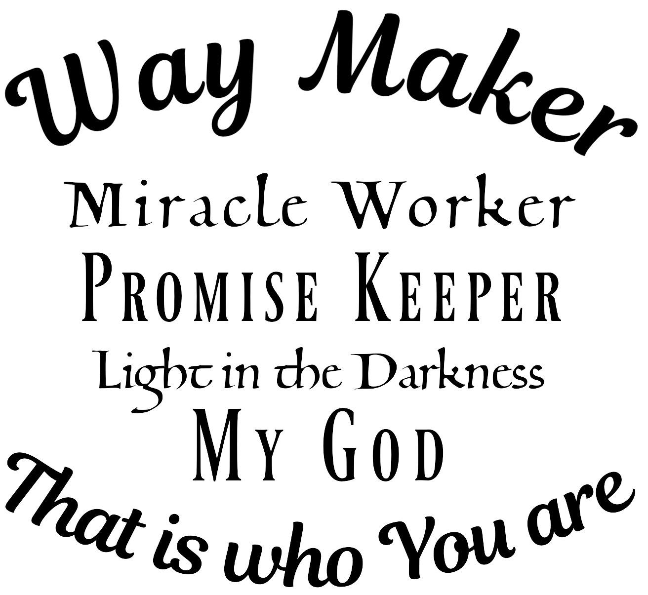 "Way Maker" Custom Laser Engraved Silicone Sleeve - Premium Mason Jar from Mason Jar Lifestyle - Just $11.99! Shop now at Concordia Style Boutique