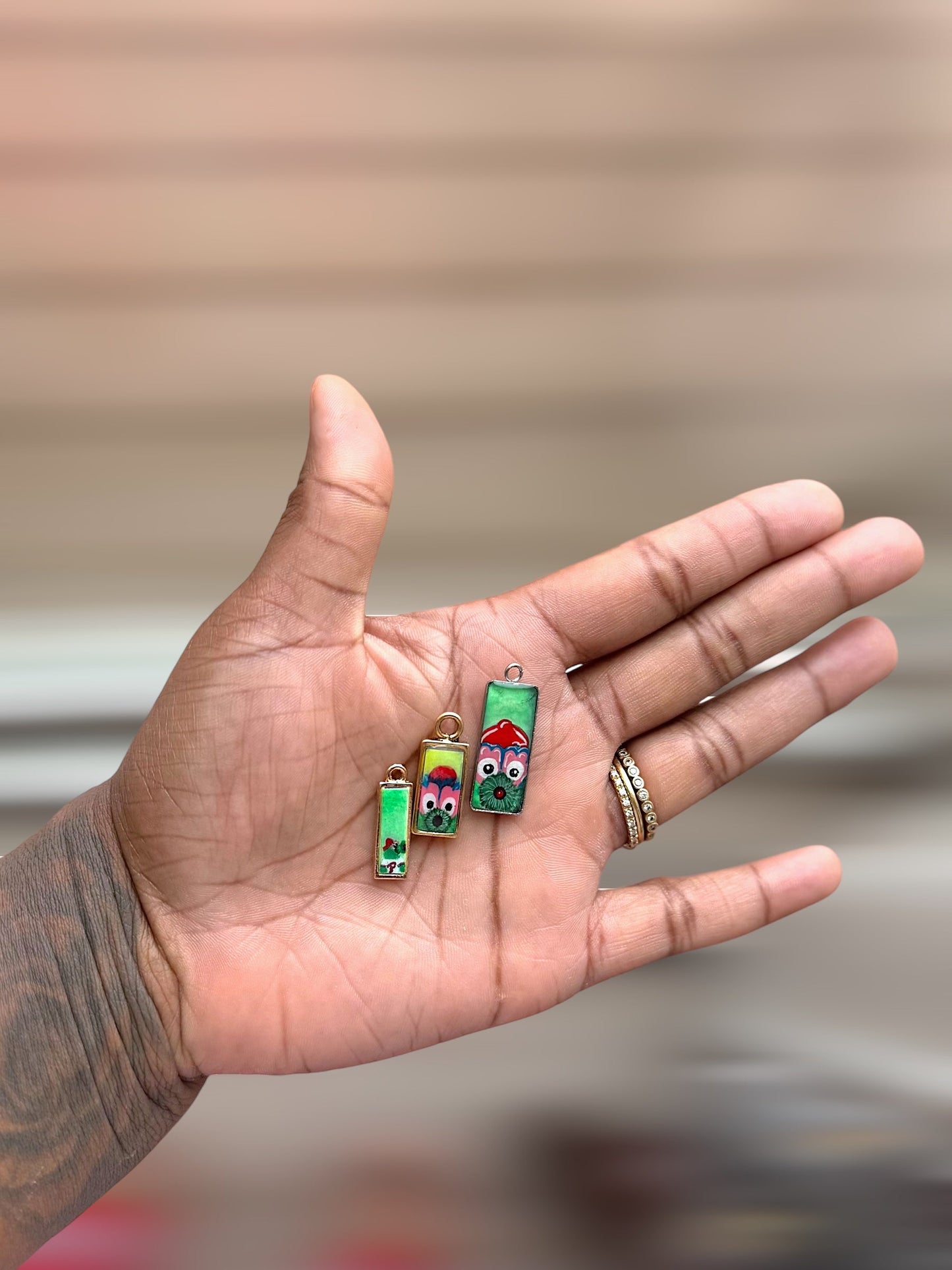 Mini Phillie Phanatic Pendant Necklace