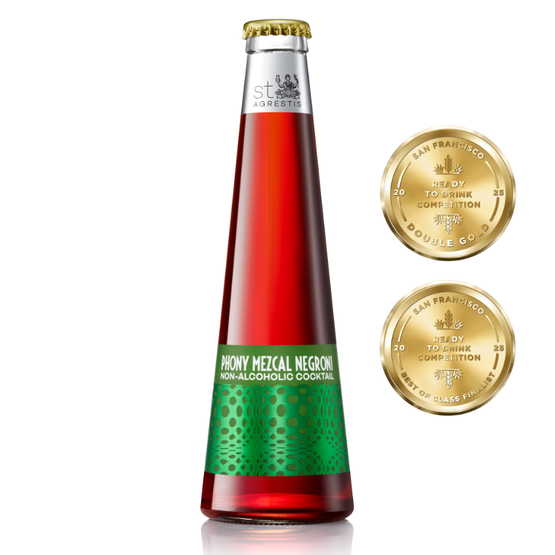 Non-Alcoholic Phony Mezcal Negroni.